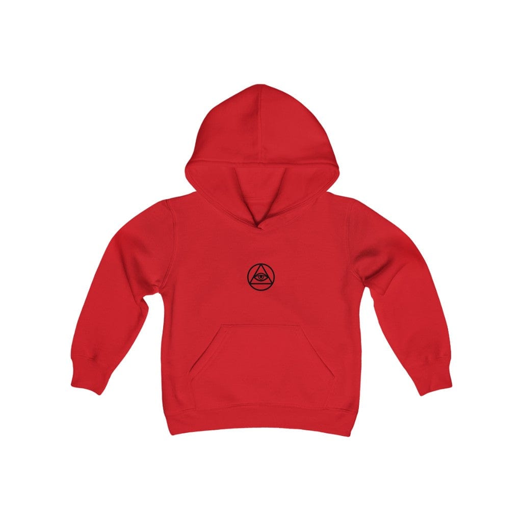 Kids clothes Red / S EYE OF PROVIDENCE YOUTH HOODIE trust trustrustrust