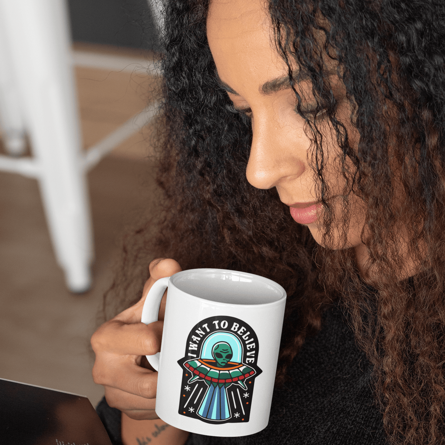 Mug 11oz BELIEVE IN ALIENS MUG trust trustrustrust