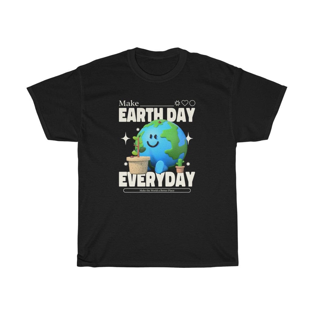 T-Shirt Black / S EARTH DAY EVERY DAY T-SHIRT trust trustrustrust