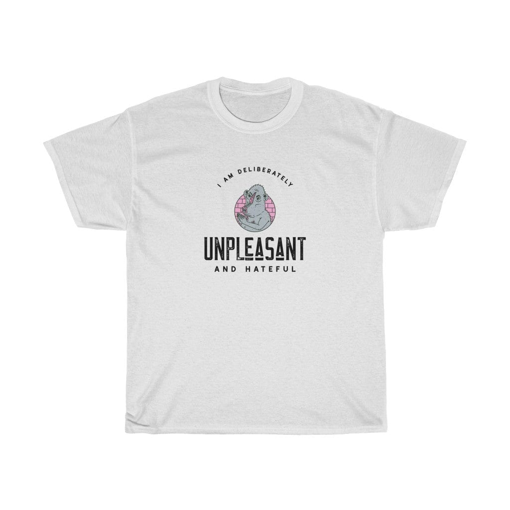 T-Shirt White / L I'M AN (UNPLEASANT) MONSTER T-SHIRT trust trustrustrust
