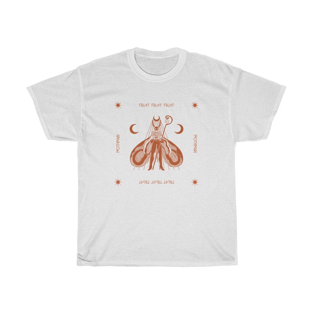 T-Shirt White / S MOTHMAN TRUST T-SHIRT trust trustrustrust