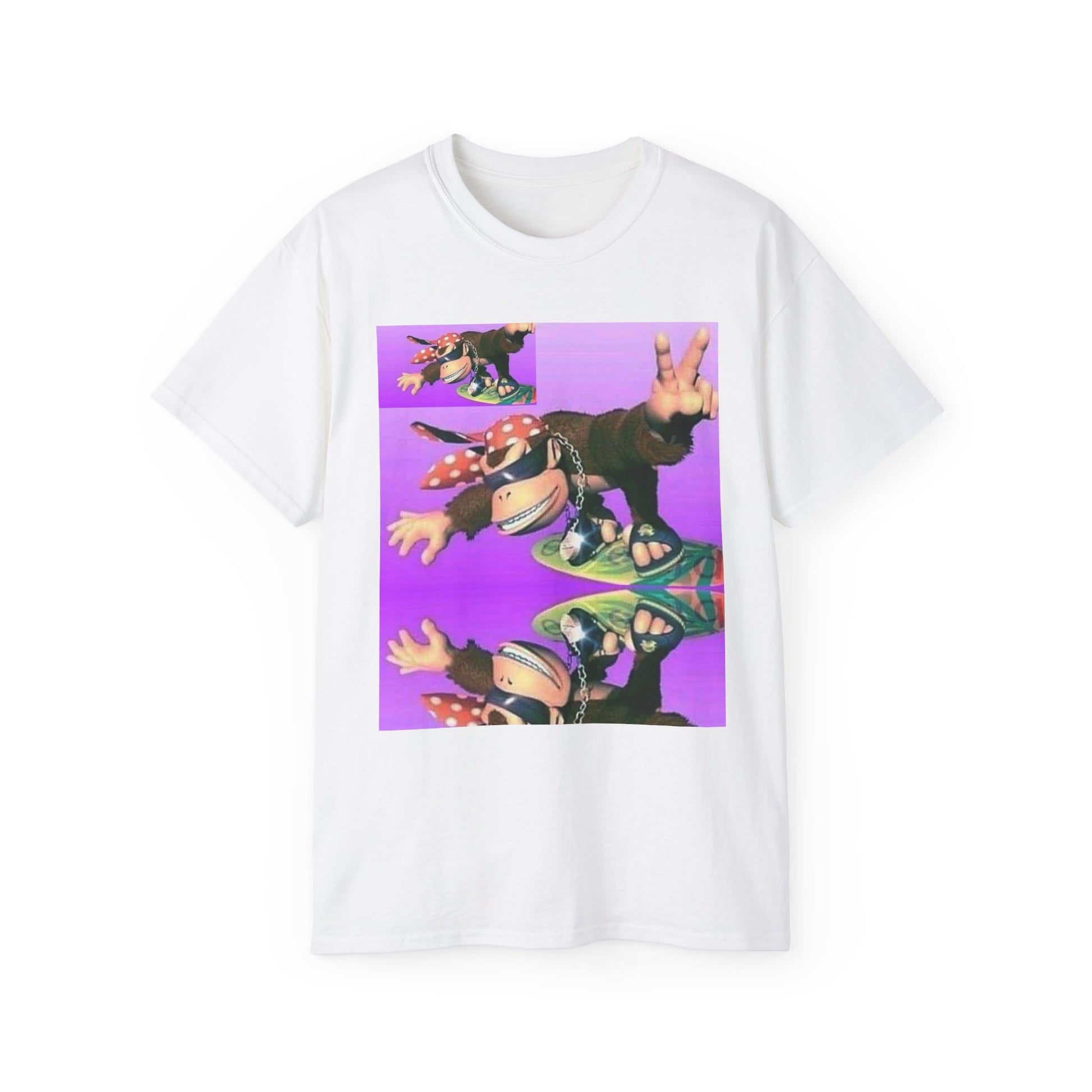 T-Shirt White / S RETRO MONKEY BUSINESS WAVE T-SHIRT RETRO MONKEY BUSINESS WAVE T-SHIRT trust trustrustrust