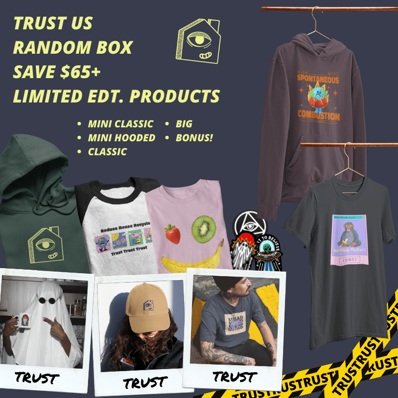 Apparel & Accessories S / Mini Hooded TRUST US BOXES trust trustrustrust