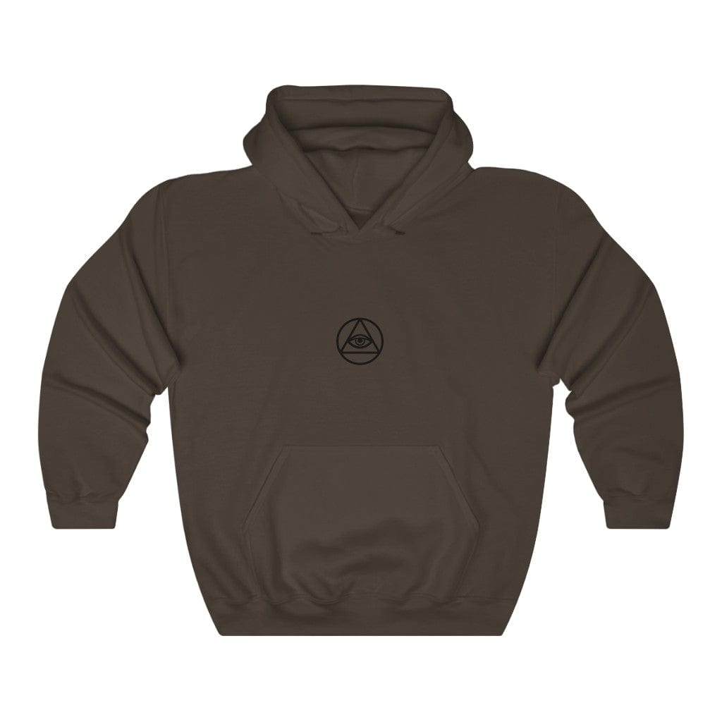 Hoodie Dark Chocolate / S EYE OF PROVIDENCE HOODIE trust trustrustrust