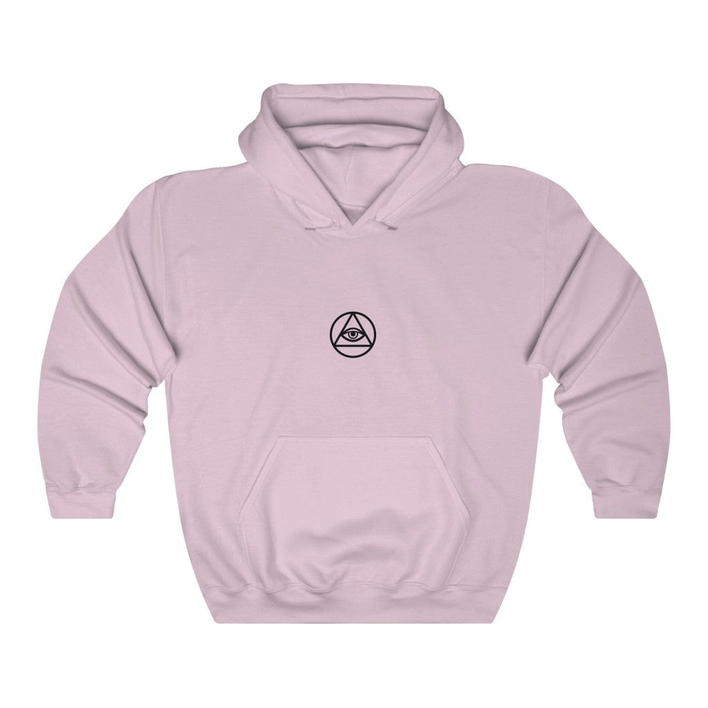 Hoodie Light Pink / S EYE OF PROVIDENCE HOODIE trust trustrustrust