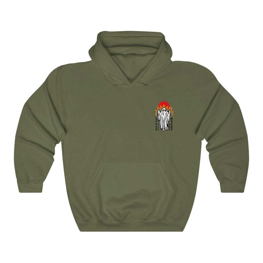 Hoodie Military Green / S BELIEVE IN GHOSTS HOODIE trust trustrustrust