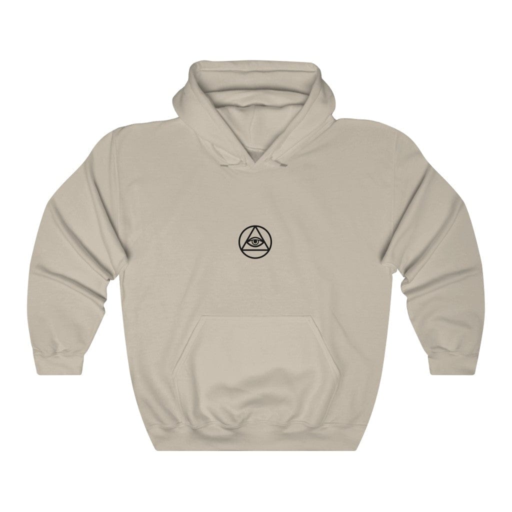 Hoodie Sand / S EYE OF PROVIDENCE HOODIE trust trustrustrust