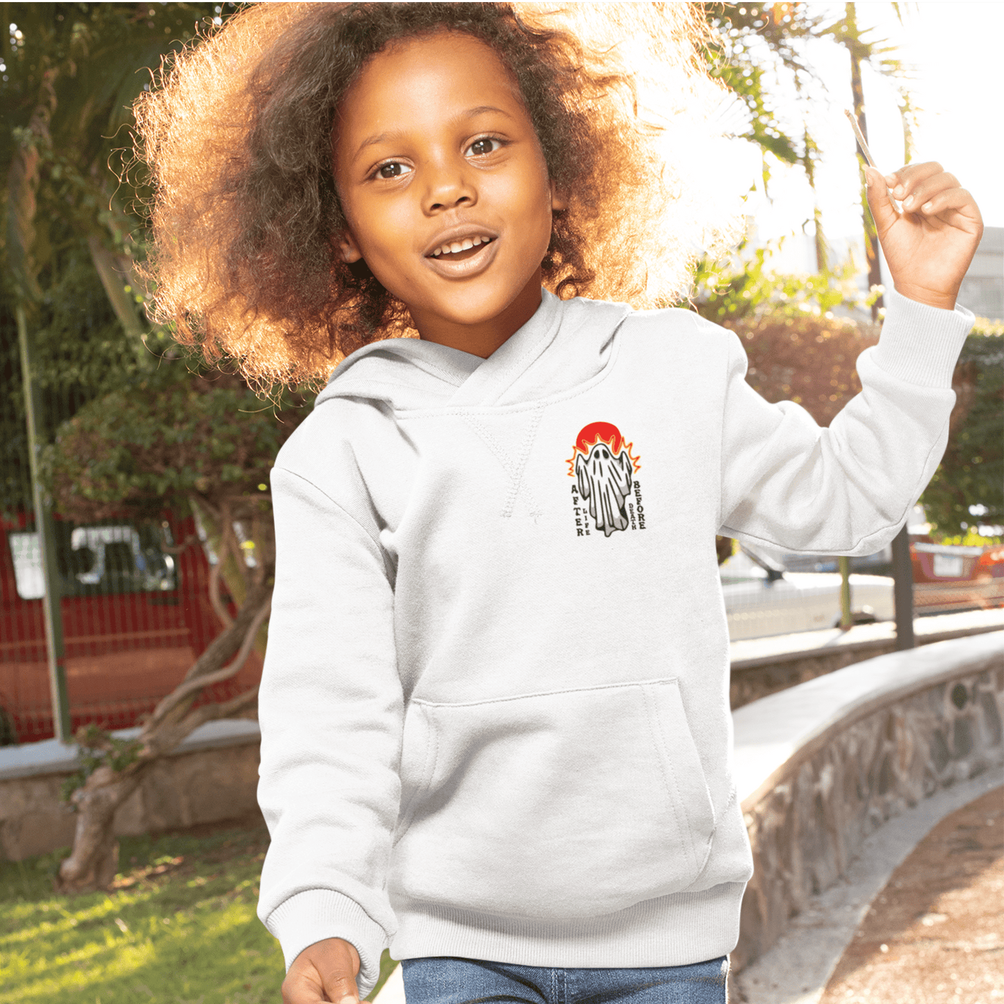 Kids clothes BELIEVE IN GHOSTS YOUTH HOODIE trust trustrustrust