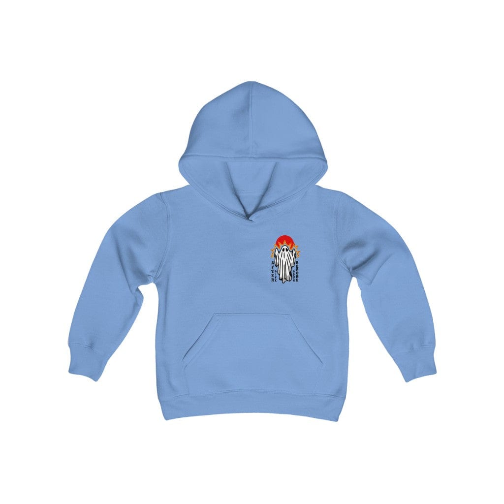 Kids clothes Carolina Blue / S BELIEVE IN GHOSTS YOUTH HOODIE trust trustrustrust