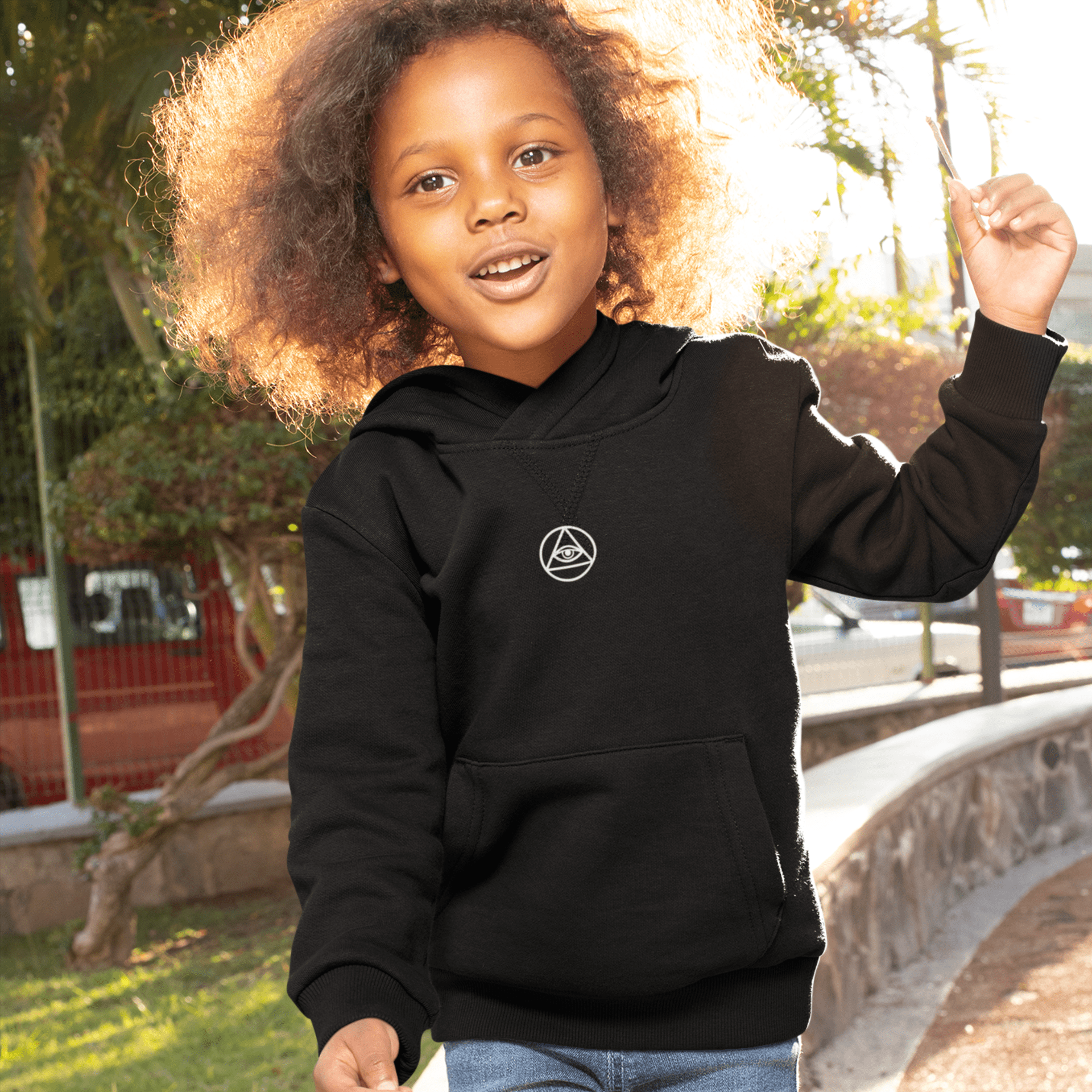 Kids clothes EYE OF PROVIDENCE YOUTH HOODIE trust trustrustrust