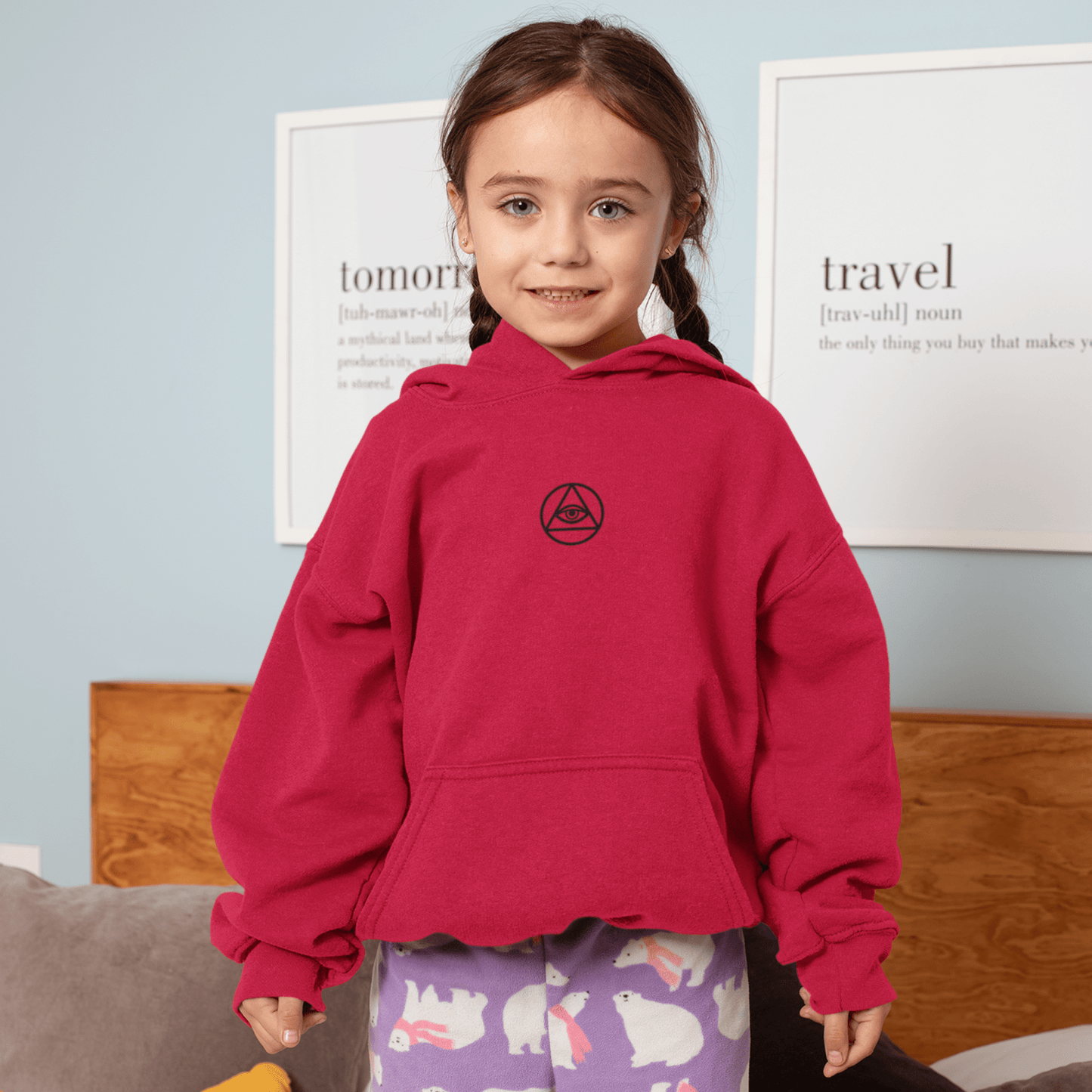 Kids clothes EYE OF PROVIDENCE YOUTH HOODIE trust trustrustrust