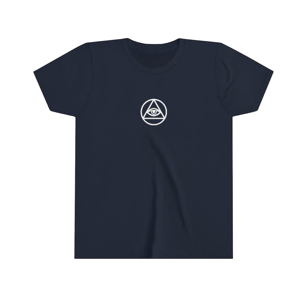 Kids clothes Navy / S EYE OF PROVIDENCE YOUTH T-SHIRT trust trustrustrust