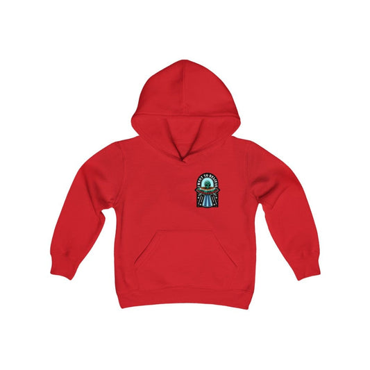 Kids clothes Red / L BELIEVE IN ALIENS YOUTH HOODIE trust trustrustrust