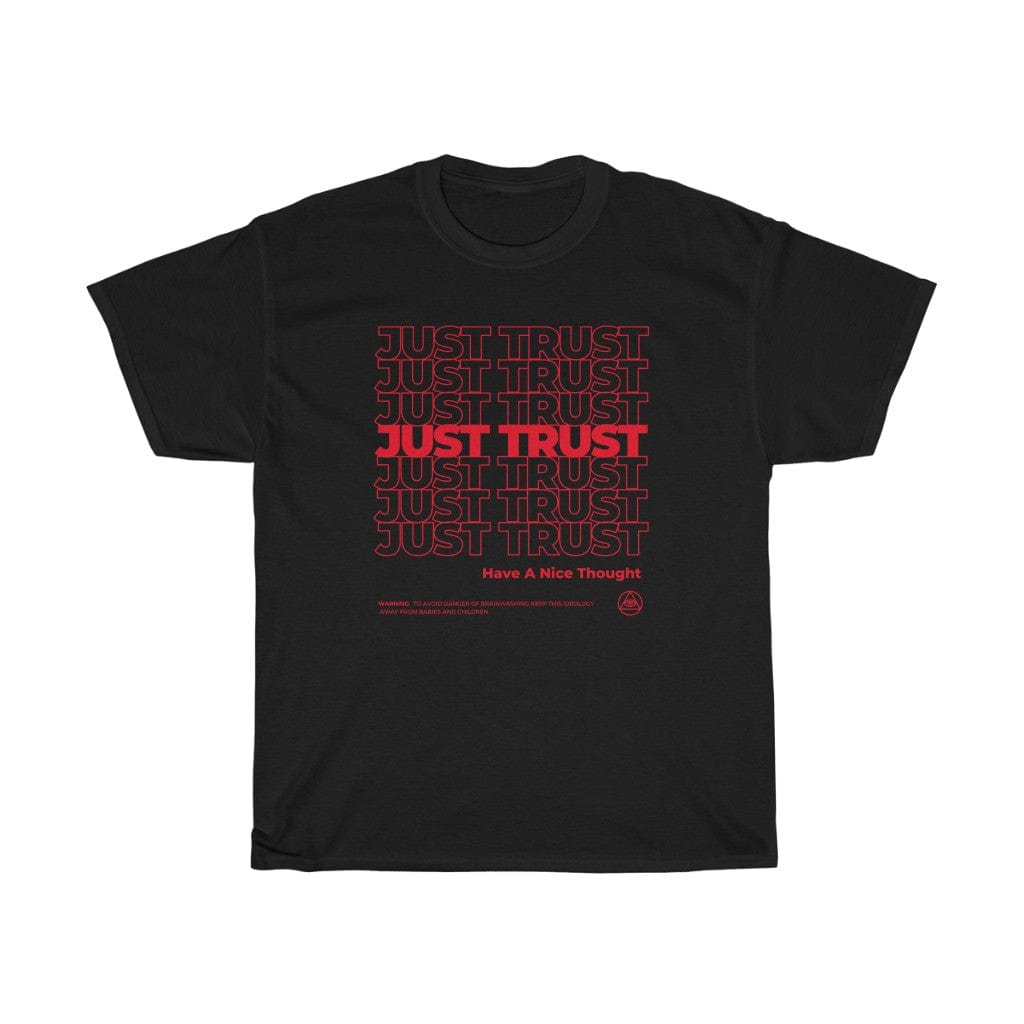 T-Shirt Black / L JUST TRUST BAG T-SHIRT trust trustrustrust