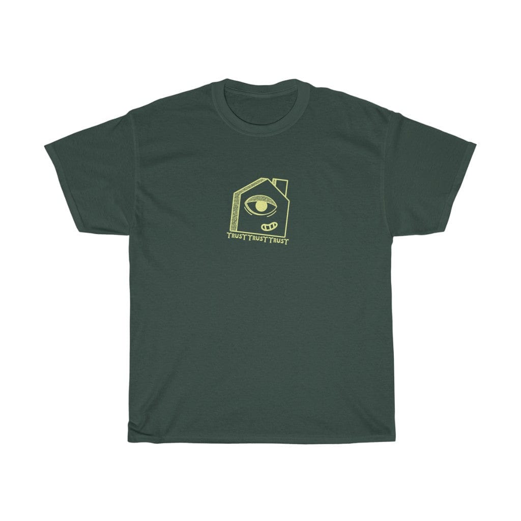 T-Shirt Forest Green / L Unisex Heavy Cotton Tee trust trustrustrust