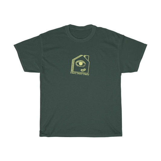 T-Shirt Forest Green / L Unisex Heavy Cotton Tee trust trustrustrust