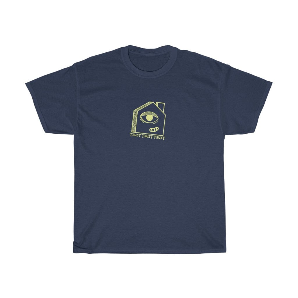 T-Shirt Navy / S Unisex Heavy Cotton Tee trust trustrustrust