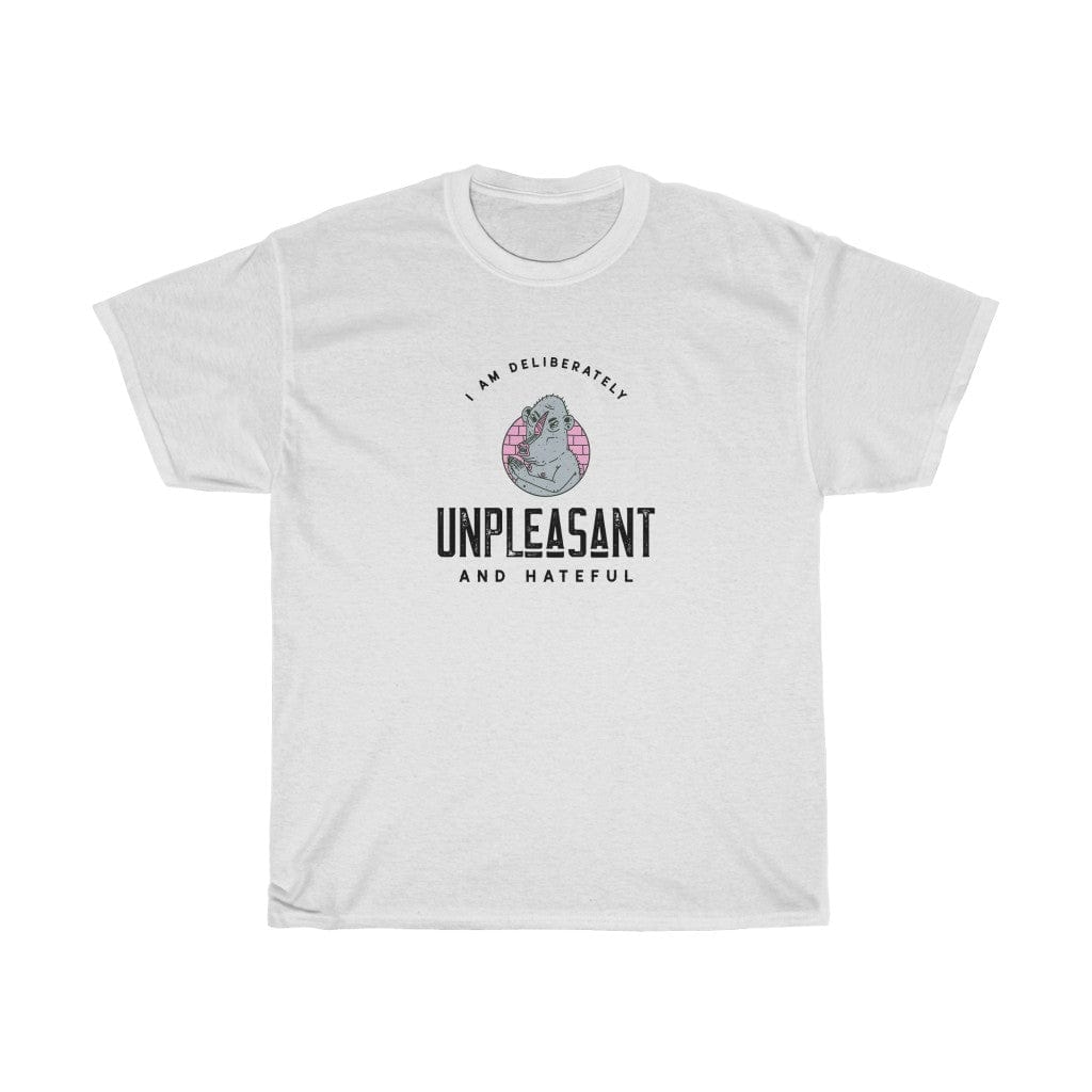 T-Shirt White / L I'M AN (UNPLEASANT) MONSTER T-SHIRT trust trustrustrust