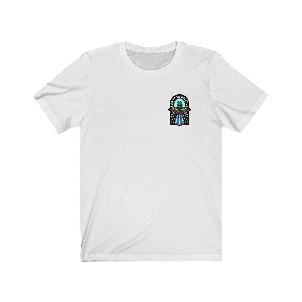 T-Shirt White / S BELIEVE IN ALIENS T-SHIRT trust trustrustrust